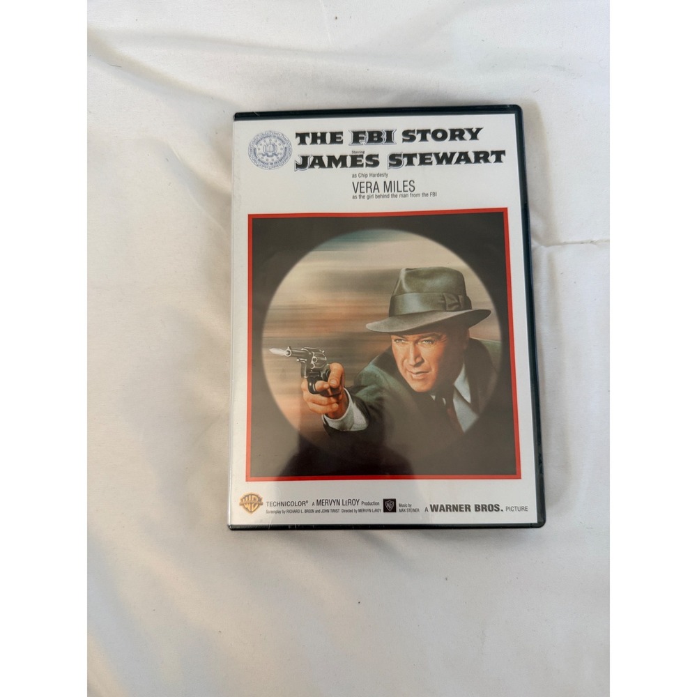 The FBI Story DVD James Stewart Vera Miles Warner Bros Crime Drama Movie New
